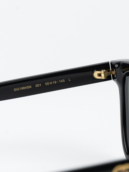 Gucci Women Sunglasses Black Grey Square GG1984SK 001 NEW AUTHENTIC main image 10